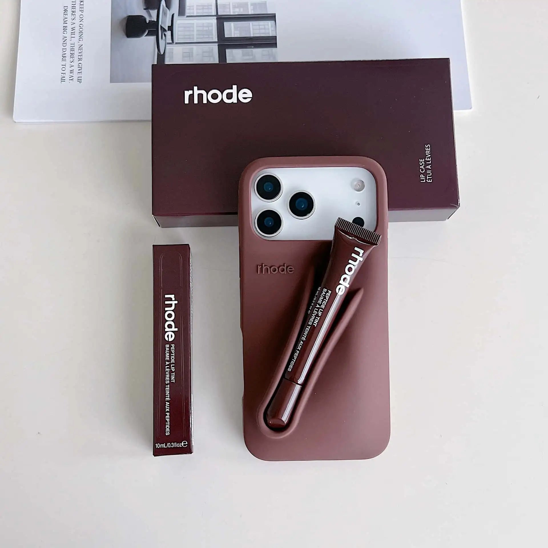 Lipstick Back Slot Phone Case For IPhone 17 series