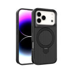 SAI KE Phone Case For Carbon Fiber Texture Magnetic Bracket