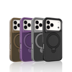 SAI KE Phone Case For Carbon Fiber Texture Magnetic Bracket